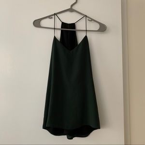 Reversible Green/Black Tank Top
